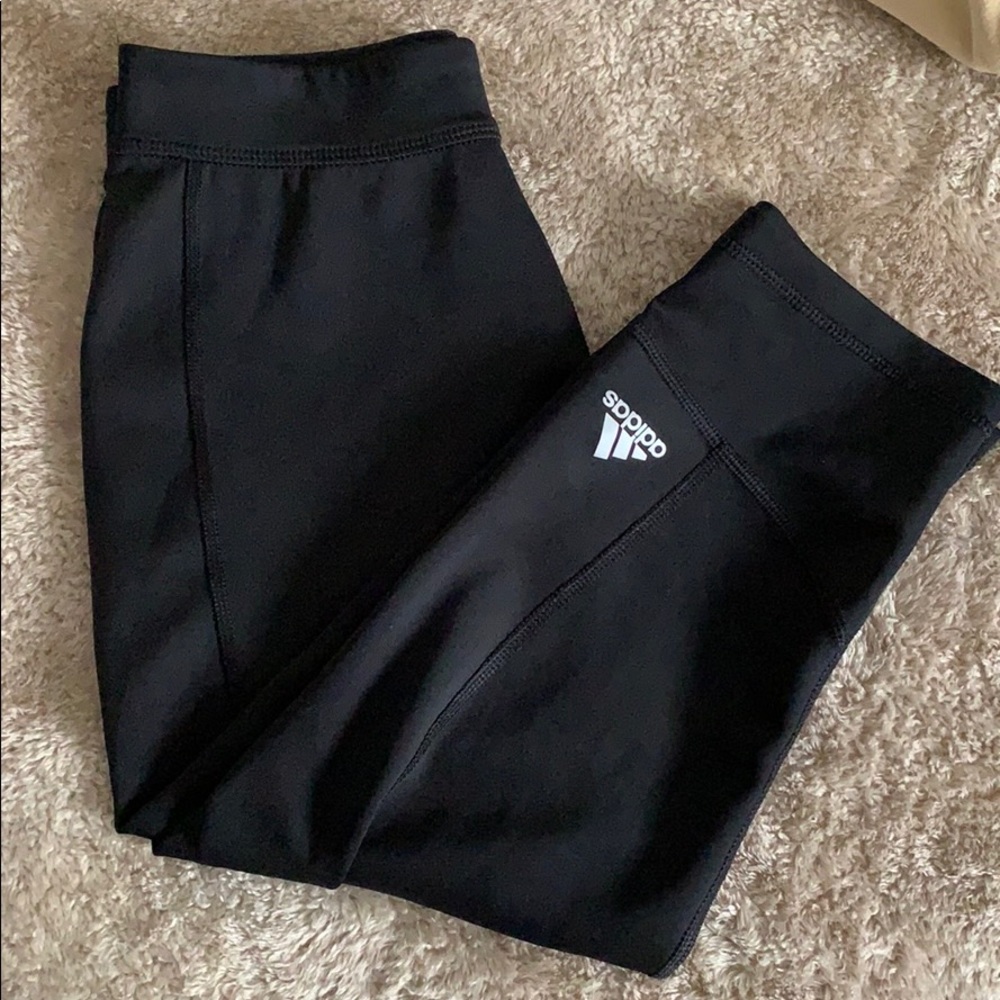 Black Adidas Cropped Leggings